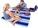 picnic couple blue rug eating 800x600