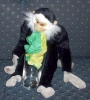 toy monkey green vomit