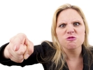angry woman face on 1024x768