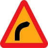 dangerous bend bend to right.