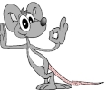 mouse cartoon listening