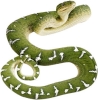 snake green photo coiled