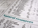 business newspaper financial section natural resources p5280136