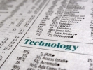 business newspaper financial section technology p5280134