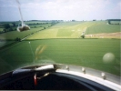 flying misc inside glider cockpit