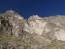 mountain mountain outcrop with blue sky p1000456 b