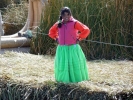 people tribal girl on lake bank p1000795 b