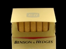 smoking cigarette packet b and h open