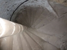 spiral staircase spiral staircase stone view downwards p1020253
